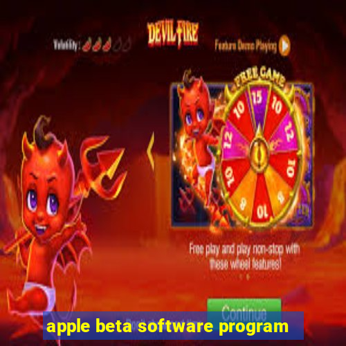 apple beta software program