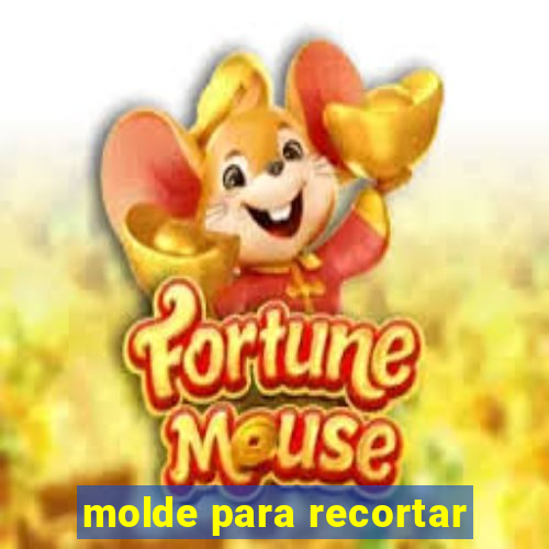 molde para recortar