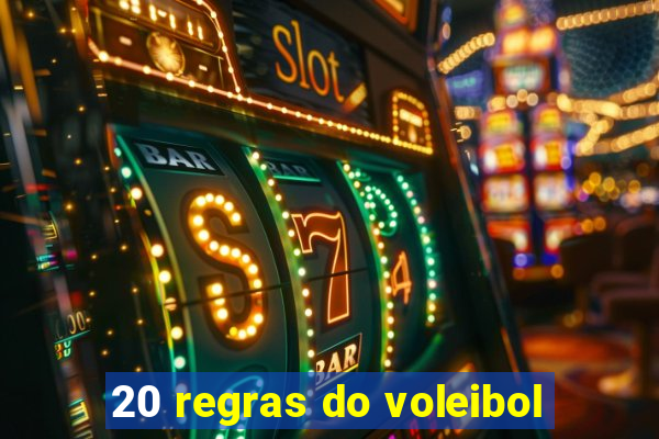 20 regras do voleibol