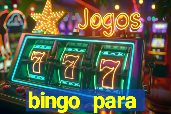 bingo para despedida de solteira para imprimir