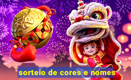 sorteio de cores e nomes