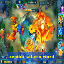 recibo salario word