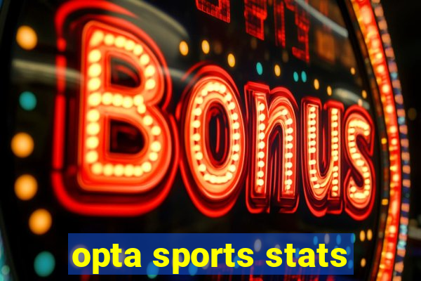 opta sports stats