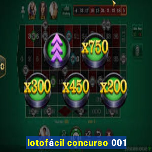 lotofácil concurso 001