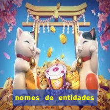 nomes de entidades do mal