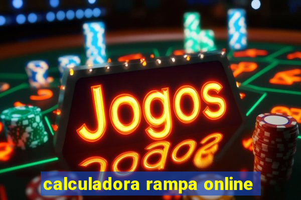 calculadora rampa online